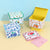 Fruit Series Mini Fabric Storage Bin With Orange and Other Fruits Designs